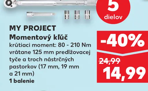 MY PROJECT Momentový kľúč