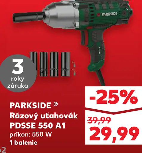 PARKSIDE Rázový uťahovák PDSS 550 A1