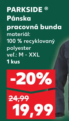 PARKSIDE Pánska pracovná bunda