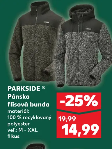 Parkside Pánska flisová bunda