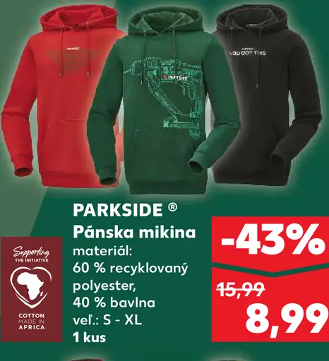 Parkside Pánska mikina