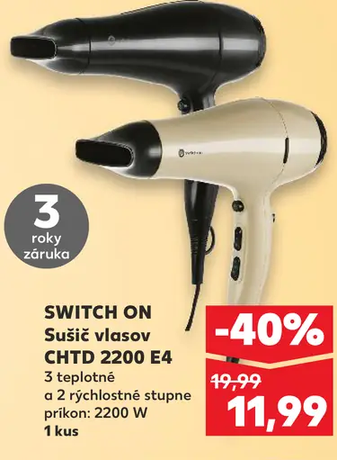 SWITCH ON Sušič vlasov CHTD 2200 E4