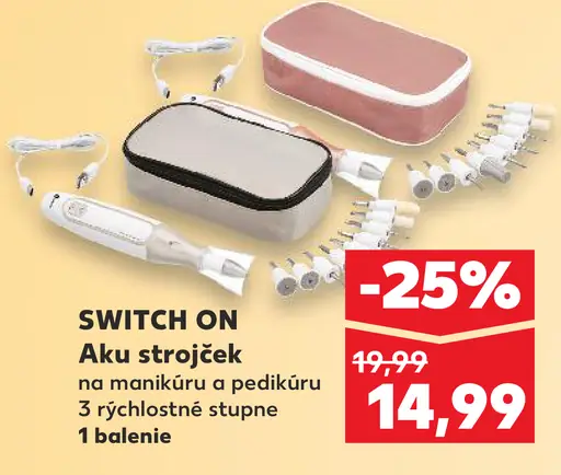 SWITCH ON Auk strojček