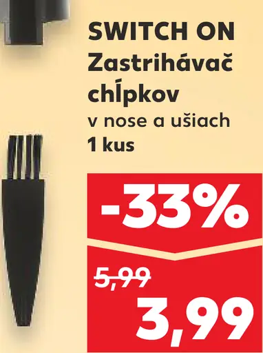 SWITCH ON Zastrihávač chĺpkov 2v1