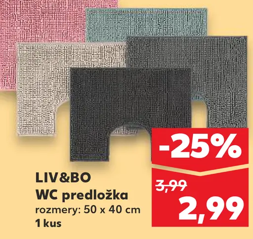 LIV&BO WC predložka