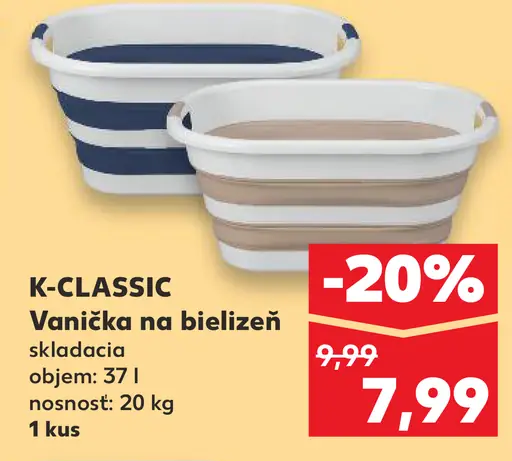 K-CLASSIC Vanička na bielizeň