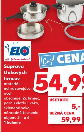 ELO Súprava tlakových hrncov