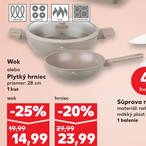 Blaumann wok alebo plytký hrniec