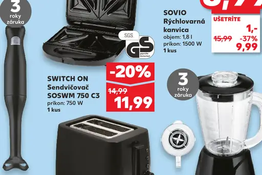 Sovio Rýchlovarná kanvica
