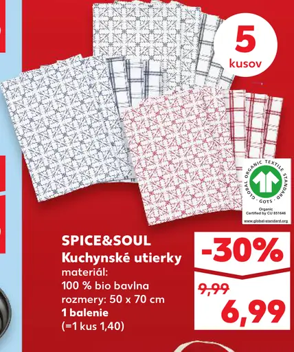 SPICE&SOUL Kuchynské utierky
