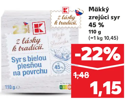 Classic Mäkký zrejúci syr