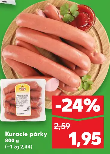 K-Classic kuracie párky
