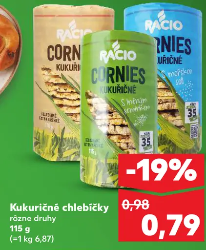Racio Kukuričné chlebíčky