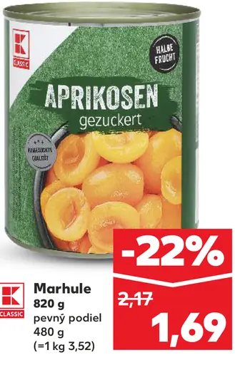 K-Classic Aprikosen gezuckert