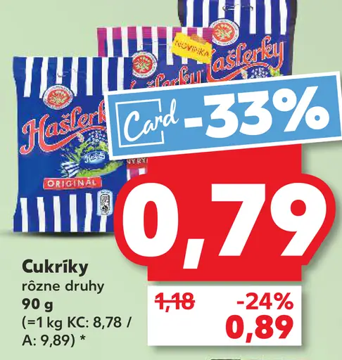 Hašlerky cukríky