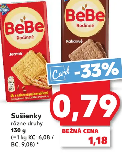 BeBe Rodinné sušienky