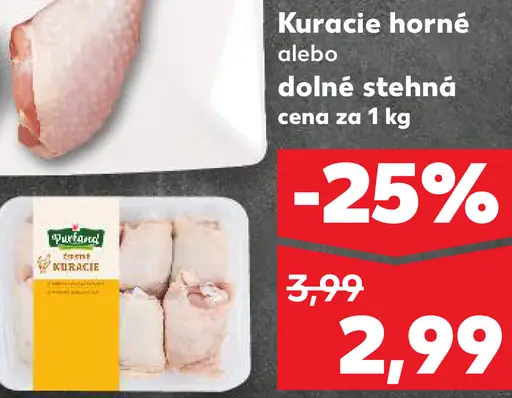 Purland Kuracie horné alebo dolné stehná
