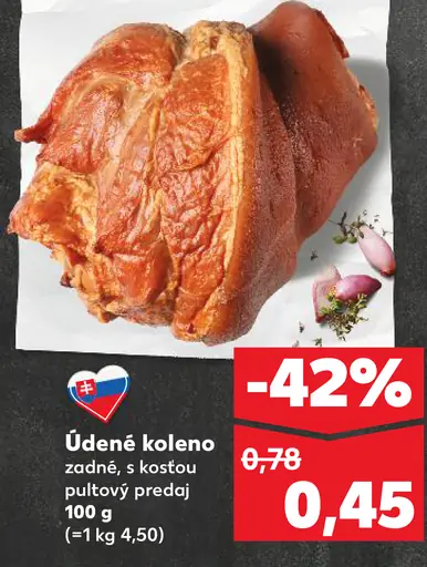 Údené koleno zadné