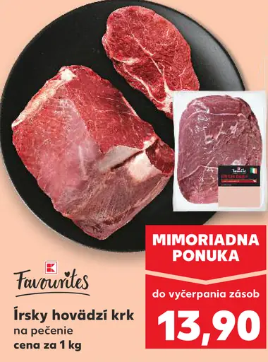 Favorites Írsky hovädzí krk na pečenie