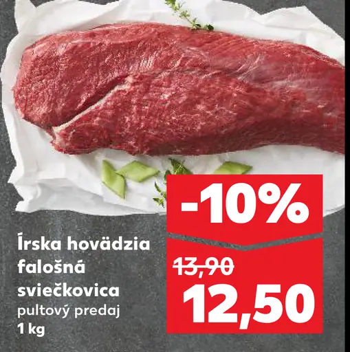 Írska hovädzia falošná sviečkovica