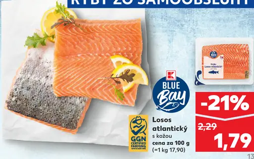 Blue Bay Losos atlantický s kožou