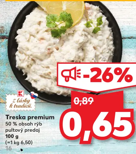 Treska premium 50 %