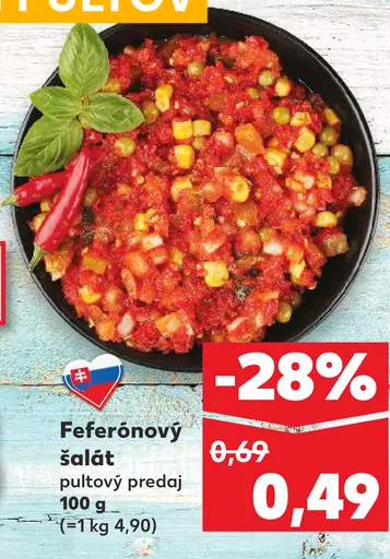 Feferónový šalát