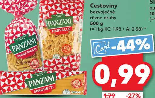 Panzani Farfalle Cestoviny
