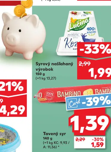 Lučina Syrový našľahaný výrobok