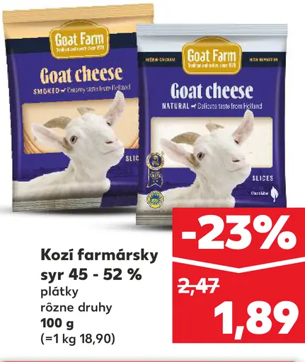 Goat Farm Kozí farmársky syr