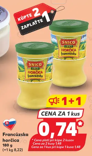 Snico Francúzska horčica