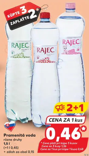 Rajec Pramenitá voda sýtená