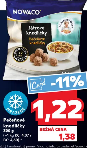 Nowaco Pečeňové knedličky