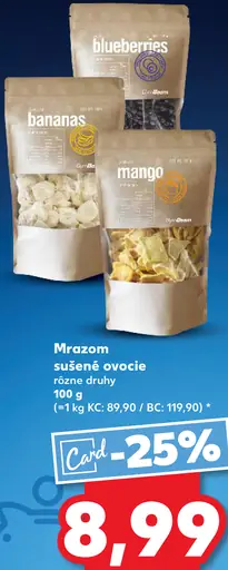 Nature's Garden Mrazom sušené ovocie