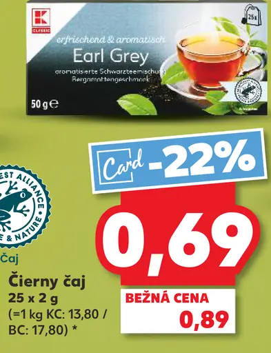 K-Classic Čierny čaj