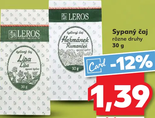 Leros sypaný čaj