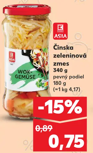Asia Chinská zeleninová zmes