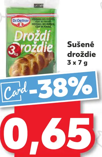 Dr. Oetker sušené droždie