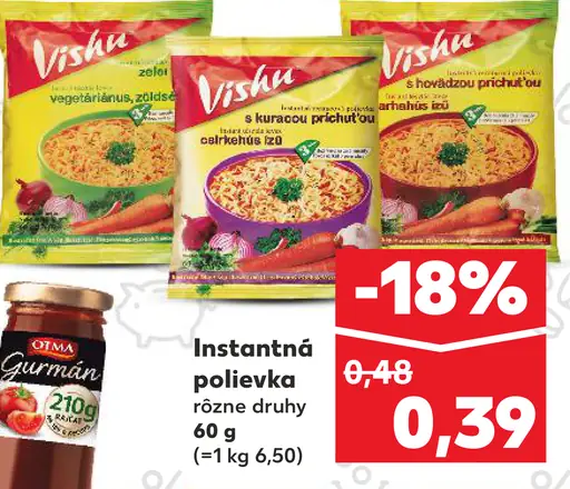 Vifon Instantná polievka rôzne druhy