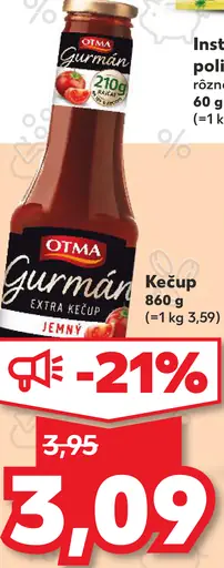 Otma Gurmán Kečup jemný bio