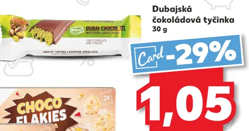 Dubajská čokoládová tyčinka