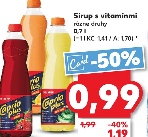 Sirup s vitamínmi