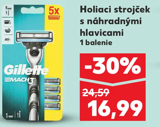 Gillette holiaci strojček