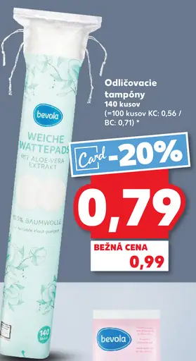 Bevola Odličovacie tampóny