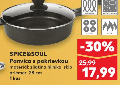 SPICE&SOUL Servírovacia panvica s pokrievkou