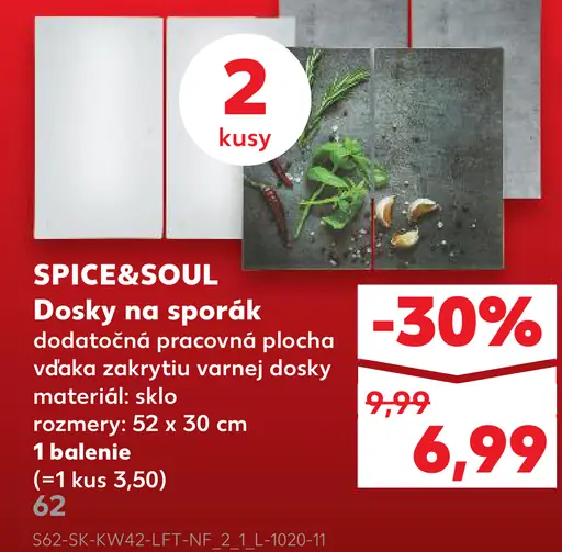 SPICE&SOUL Dosky na sporák
