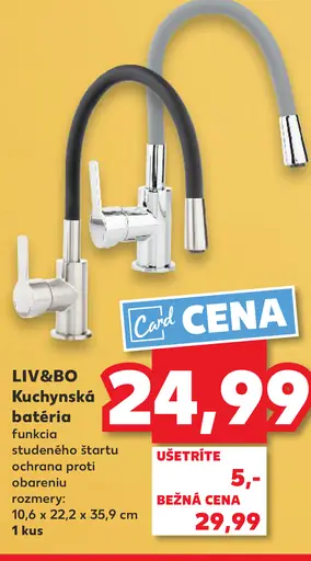 LIV&BO Kuchynská batéria