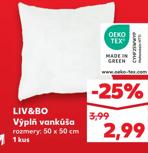 LIV&BO Výplň vankúša