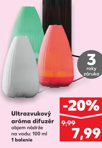Ultrazvukový aróma difuzér