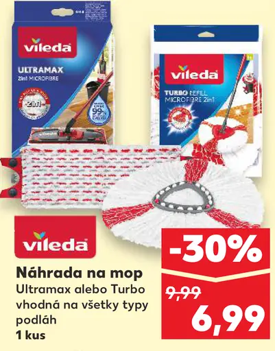 Vileda Náhrada na mop Ultramax alebo Turbo
